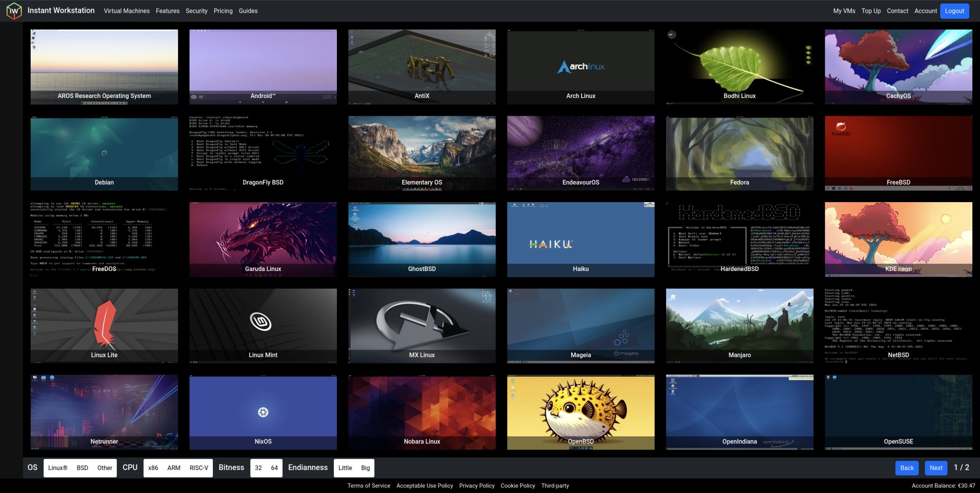 Instant Workstation Home Page